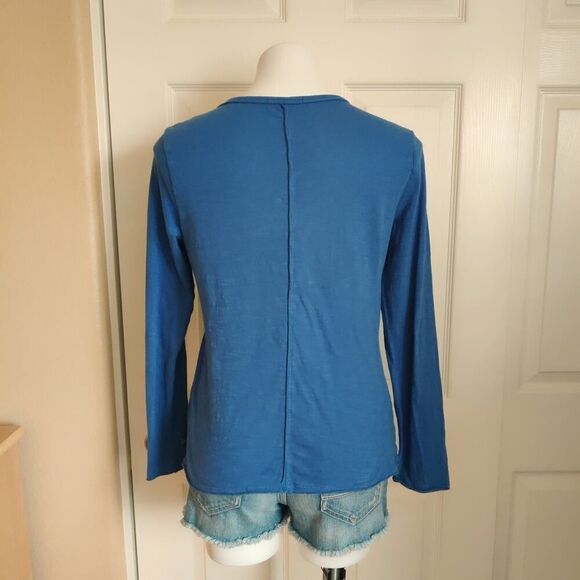 prAna V-neck long sleeve tee style W2ROMI316 sz S - Picture 3 of 7